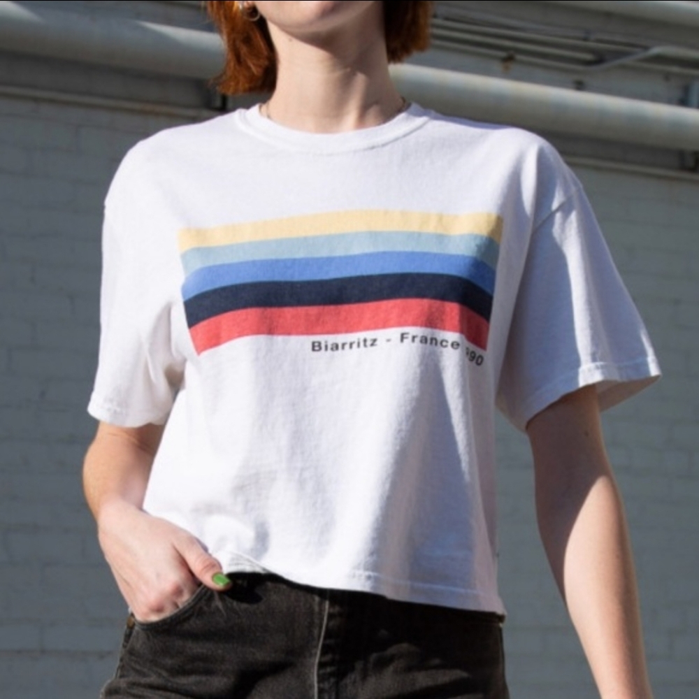 Brandy Melville Biarritz - France 1990 Tee